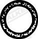 WALKER Joint d'étanchéité, tuyau d'échappement 81045 Toyota C-HR Joint d'étanchéité tuyau d'échappement WALKER 81045