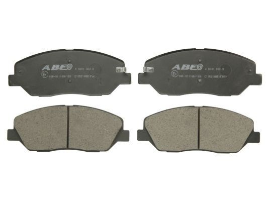 ABE Brake pad set C10521ABE ABE C10521ABE Brake pad set HYUNDAI Santa Fé IV (TM) 2.5 MPI 180 hp 2024