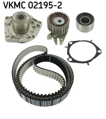 SKF Σετ ιμάντα χρονισμού με αντλία νερού VKMC 02195-2 SKF VKMC 02195-2 Σετ ιμάντα χρονισμού με αντλία νερού Alfa Romeo Brera γνήσια τιμες