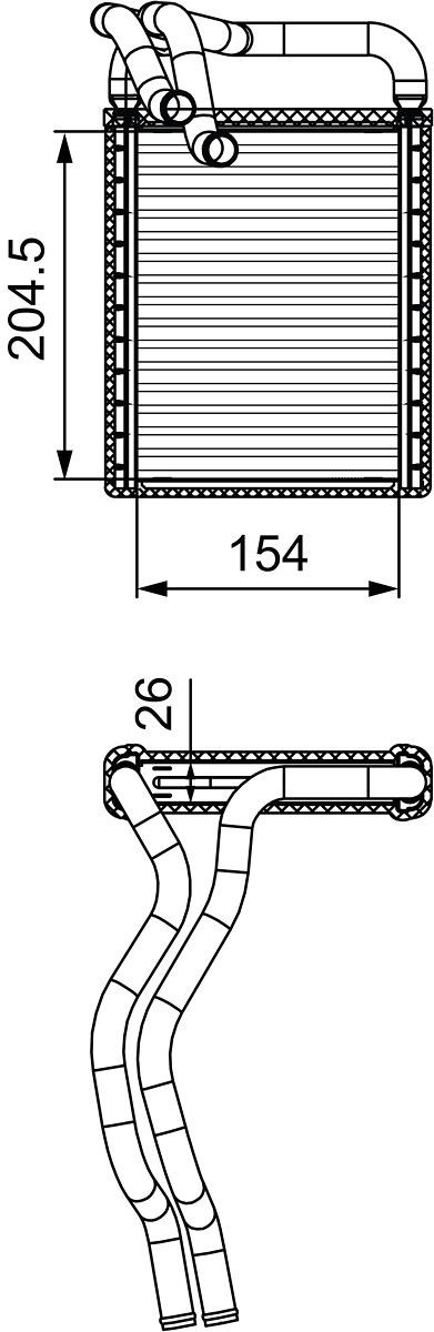 VALEO Radiateur de chauffage 812441 VALEO 812441 Radiateur de chauffage Hyundai i30 GD à un prix avantageux