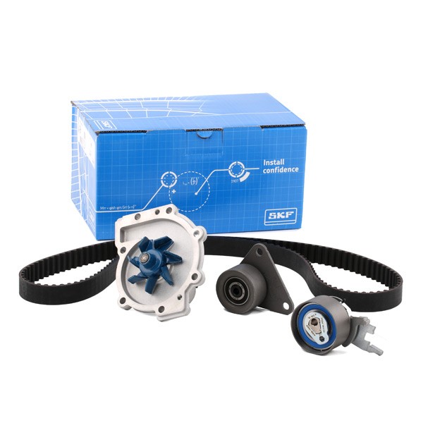 SKF Σετ ιμάντα χρονισμού με αντλία νερού VKMC 06038 Αντλία νερού + σετ ιμάντα χρονισμού SKF Ford KA VKMC 06038