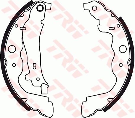 TRW Piduriklotside komplekt GS8780 Trummelpiduriklotsid TRW ESCAPE GS8780 odav