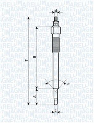 MAGNETI MARELLI Eelsüüteküünlad 062900075304 062900075304 Eelsüüteküünlad MAGNETI MARELLI RENAULT TRAFIC