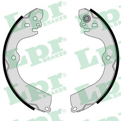 LPR Bromsbacksats 01118 LPR 01118 Bromsbackar MAZDA 323 original