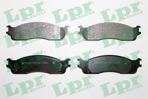 LPR Bremseklosser 05P1478 05P1478 Bremseklosser DODGE CHARGER LPR