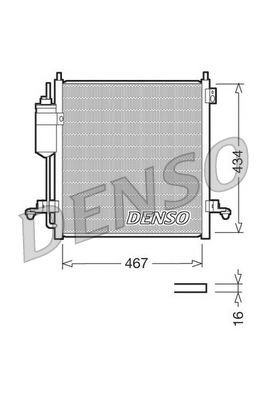 DENSO Klimakondensator DCN45001 DCN45001 DENSO Klimakondensator L200 / Triton IV Pickup (KA, KB) Kosten