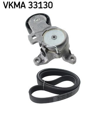 SKF Jogo de correias trapezoidais estriadas VKMA 33130 Correia serpentina Peugeot 6C_ VKMA 33130 SKF