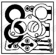 WALKER Mounting Kit, silencer 86407 WALKER 86407 Ford Puma Coupe silencer mounting kit replacement