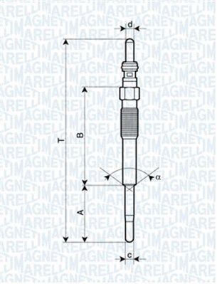 MAGNETI MARELLI Προθερμαντήρας 062900080304 Προθερμαντήρας MAGNETI MARELLI L 200 062900080304 φθηνά