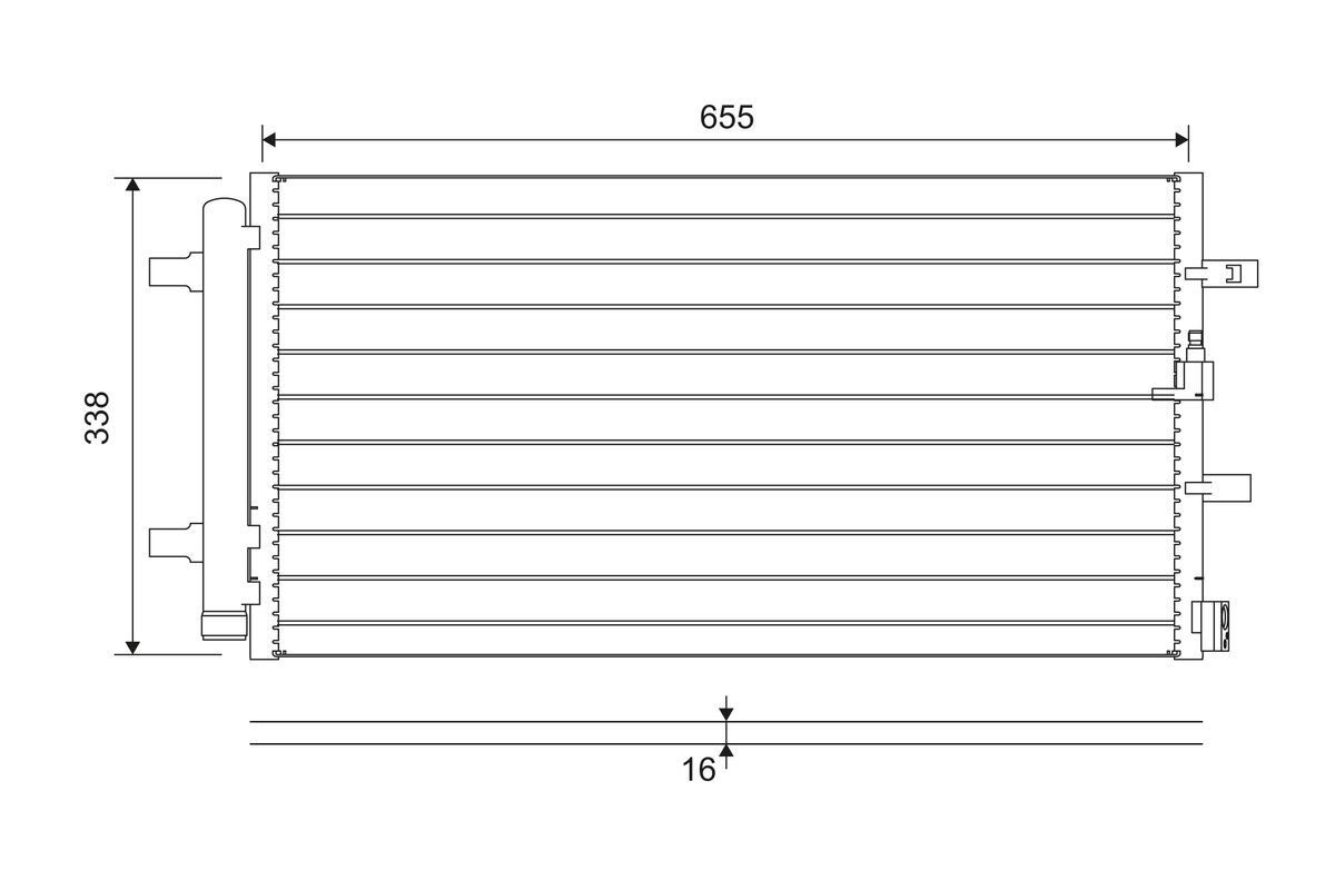 Συμπυκνωτής, σύστ. κλιματισμού VALEO 814370 VALEO 814370: Συμπυκνωτής Audi A5 2007