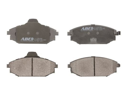 ABE Bromsbelägg C10507ABE ABE C10507ABE Bromsbelägg HYUNDAI Galloper II LPI Allhjulsdrift 135 hk 2002