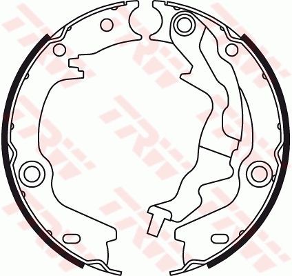 TRW Handbrake shoes GS8781 HYUNDAI GALLOPER TRW handbrake shoes GS8781