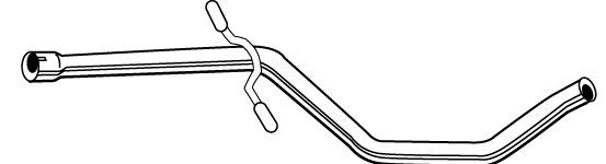 Tubo gas scarico VEGAZ PGR-252 VEGAZ PGR-252 Tubi di scarico Peugeot 407 2006