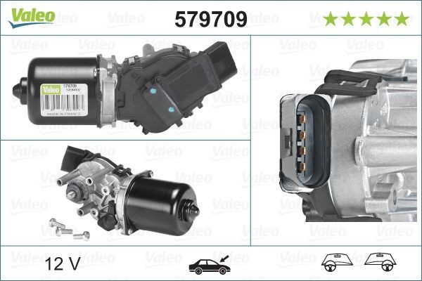 VALEO Motor de limpa-vidros 579709 579709 Motor de limpa vidros VALEO VOLVO C70