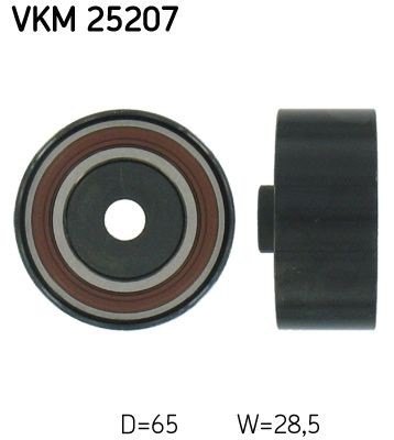 SKF Geleiderol, distributieriem VKM 25207 SKF VKM 25207 Geleide rol / omdraairol getande riem Opel Meriva B originele prijs