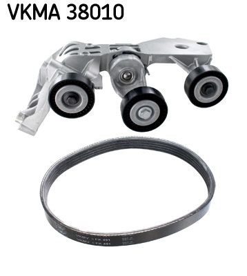 SKF Kit Cinghie Poly-V VKMA 38010 VKMA 38010 Kit cinghie poly-v SKF MERCEDES-BENZ VARIO costo