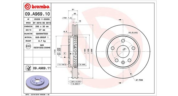 MAGNETI MARELLI Disco freno 360406080700 360406080700 costo Dischi freno sportivi SAAB 9-3 MAGNETI MARELLI