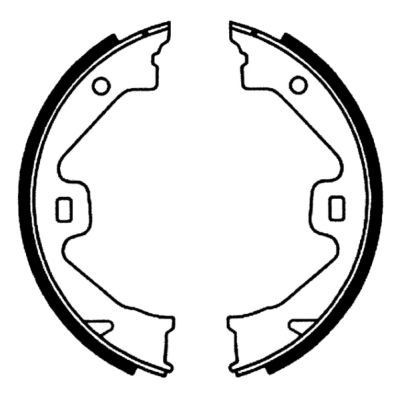 ABE Mâchoires de frein à main CRK000ABE ABE CRK000ABE Mâchoires de frein de parking 1300 3/5 portes d'origine prix