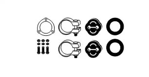 VEGAZ Szerelőkészlet, kipufogórendszer VA-80 VEGAZ VA-80 Kipufogó VOLKSWAGEN Transporter 5 (7HA, 7HH, 7EA, 7EH)