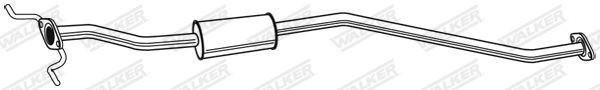 WALKER Midtre lydpotte 22412 WALKER 22412 Mellomlyddemper Kia Shuma FB originale pris