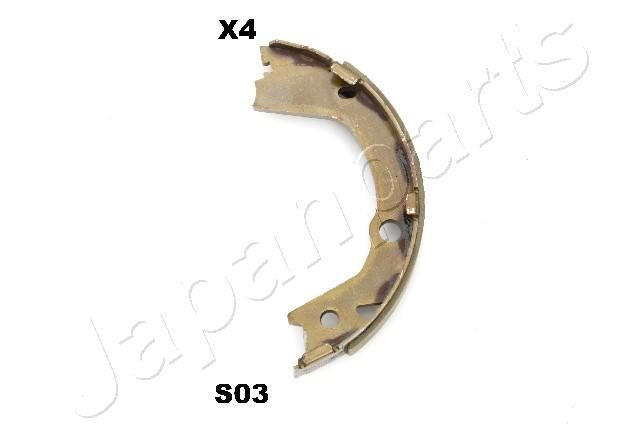 JAPANPARTS Bremžu loku kompl., Stāvbremze GF-S03AF GF-S03AF Bremžu loku stāvbremze SUZUKI SJ 410 JAPANPARTS