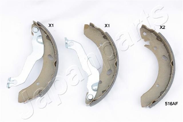 JAPANPARTS Bremsebakkesæt GF-516AF Bremsebakker JAPANPARTS Hyundai i40 GF-516AF