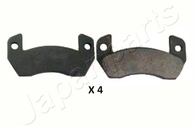 JAPANPARTS Pastilhas de travão PP-008AF JAPANPARTS PP-008AF Pastilhas de travão AIXAM D-Truck Pick-up 0.6 15 cv 2019