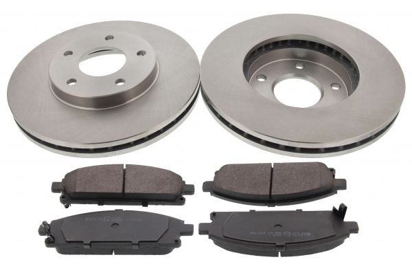 MAPCO Bremseskiver og -klosser 47519 MAPCO 47519 Bremseskiver og -klosser NISSAN Primera Sedan (P12) 2.5 170 hk 2004