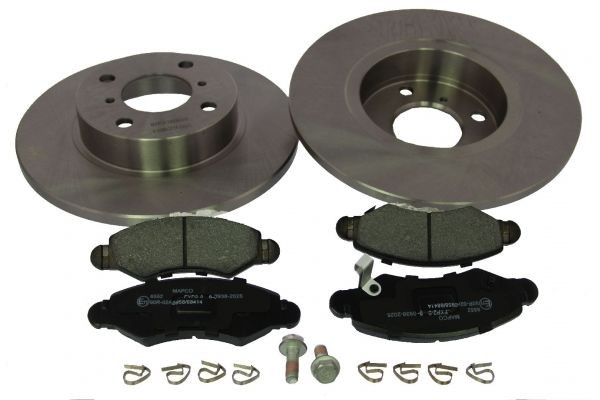 MAPCO Bremseskiver og klodser 47683 47683 Bremseklodser og skiver SUZUKI LIANA MAPCO