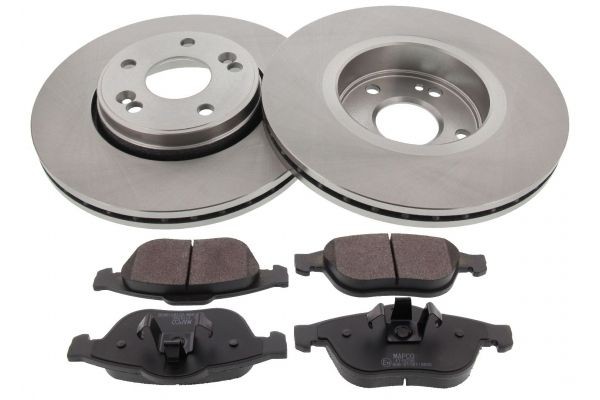 MAPCO Pidurikomplekt, ketaspidur 47165 MAPCO 47165 Pidurikomplekt Volkswagen SANTANA originaal