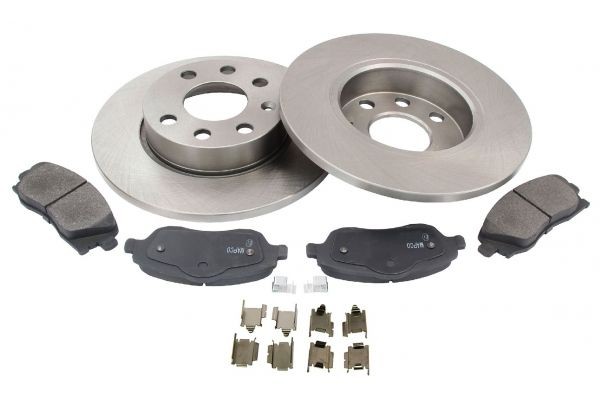 MAPCO Σετ φρένων, δισκόφρενα 47684 MAPCO 47684 Δισκόπλακες & τακάκια φρένων Kadett E Sedan (T85) τιμες