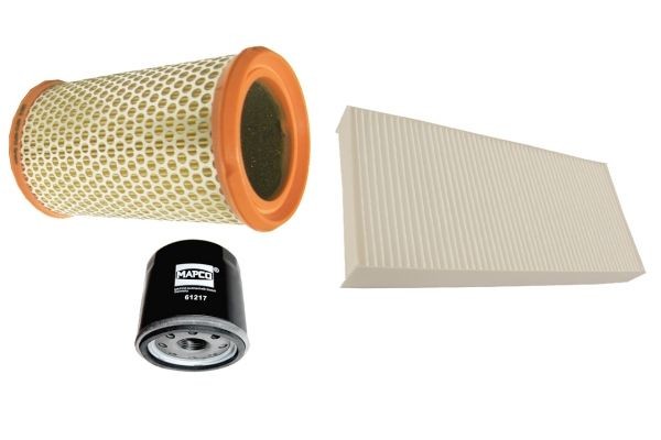 MAPCO Filter kit 68101 MAPCO 68101 Mascott Ladvogn / Chassis (UH_, HH_) Servicekit og filtersæt originale pris