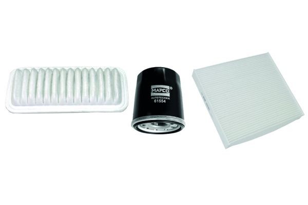 MAPCO Filtersett 68510 MAPCO 68510 originale Filtersett Toyota Avensis T27 hva koster