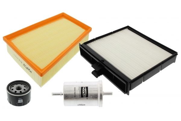 MAPCO Kit de filtros 68100 MAPCO 68100 Elemento de filtro Renault Master III Minibus originais preço