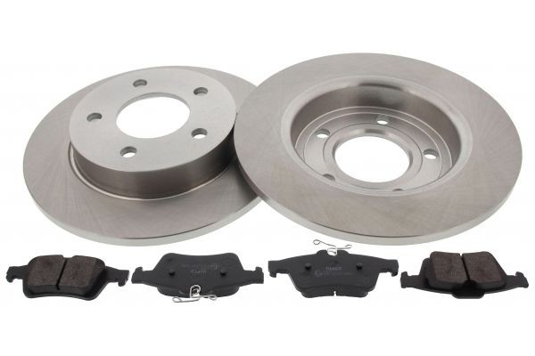 MAPCO Brake discs and pads set 47516 MAPCO 47516 genuine AUDI 90 brake discs and pads price