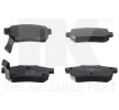 NK | Jogo de pastilhas para travão de disco 222646 para HONDA Jazz IV Hatchback (GK) baratas online