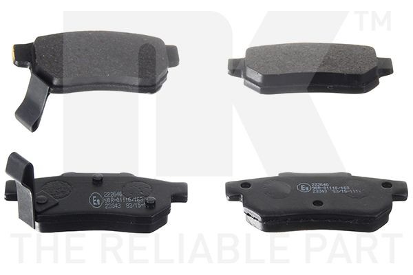 NK Remblokken 222646 222646 Remblokset HONDA INTEGRA NK