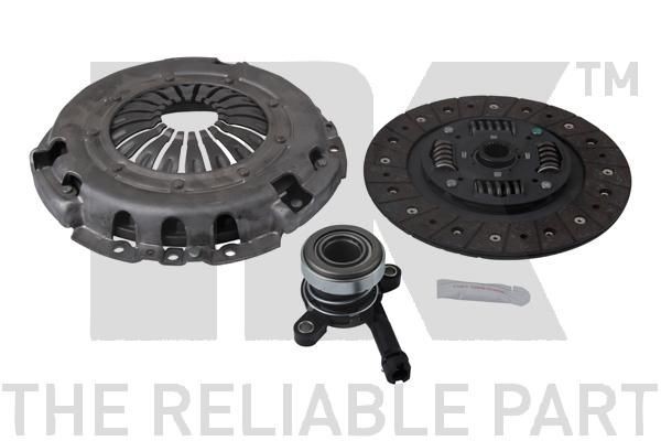NK Kit cinghia di distribuzione 10110007 10110007 Kit cinghie dentate NK Dacia