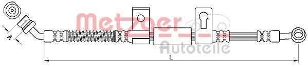 METZGER Remslang 4110830 4110830 Remslang METZGER KIA K2700