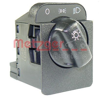 Bryter, hovedlys METZGER 0916220 METZGER 0916220 Bryter lys Opel CORSA 2004