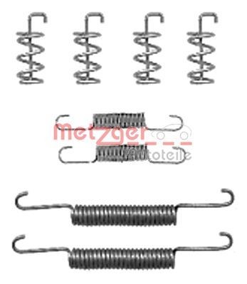 METZGER Kit de acessórios, maxilas de travão de estacionamento 105-0832 METZGER 105-0832 Kit de acessórios maxilas do travão originais Volvo baratos