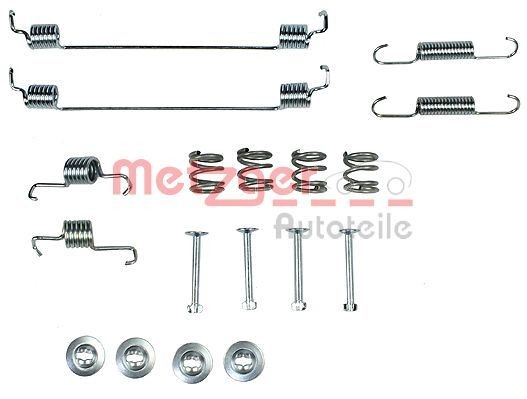 METZGER Kit d'accessoires, mâchoire de frein 105-0018 105-0018 Kit d'accessoires mâchoires de frein METZGER NISSAN JUKE