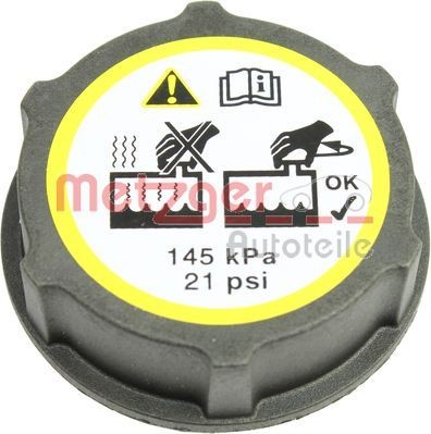 Låg, kølemiddelbeholder METZGER 2140067 METZGER 2140067 Ekspansionsbeholder dæksel FORD B-MAX 2024