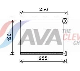 AVA COOLING SYSTEMS Radiateur de chauffage PE6366 Radiateur de chauffage AVA COOLING SYSTEMS 307 PE6366 pas cher