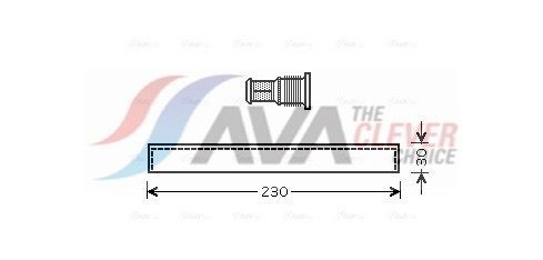 AVA COOLING SYSTEMS Klimatrockner DUD061 Trockner Klimaanlage AVA COOLING SYSTEMS Suzuki JIMNY DUD061
