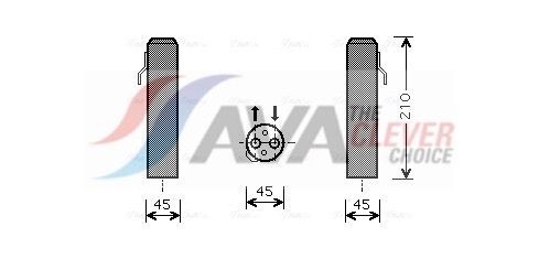 AVA COOLING SYSTEMS Vysúżač klimatizácie HYD218 AVA COOLING SYSTEMS Osuszacz klimatyzacji HYUNDAI HYD218