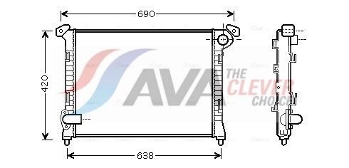 AVA COOLING SYSTEMS Vysúżač klimatizácie AUD210 AVA COOLING SYSTEMS AUD210 Osuszacz klimatyzacji Vauxhall MOVANO lacné