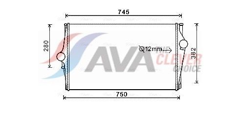 AVA COOLING SYSTEMS Intercooler VOA4151 Intercooler VOLVO AVA COOLING SYSTEMS VOA4151