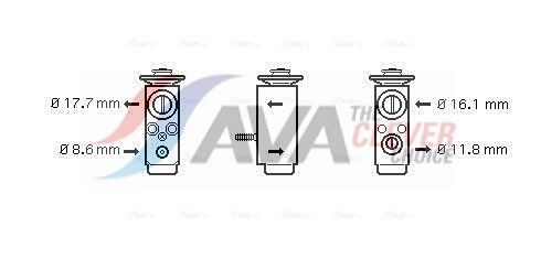 AVA COOLING SYSTEMS Ekspansiooniklapp, kliimaseade OL1352 AVA COOLING SYSTEMS OL1352 Ekspansiooniklapp kliimaseade Saab 900 Combi hind