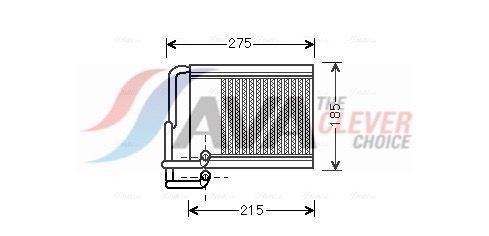 Lämmityslaitteen kenno AVA COOLING SYSTEMS HY6213 AVA COOLING SYSTEMS HY6213: Lämmityslaitteen kenno Hyundai i30 2014